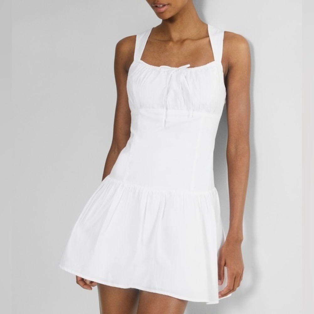 Aritzia Sunday Best Strudel White Mini Dress